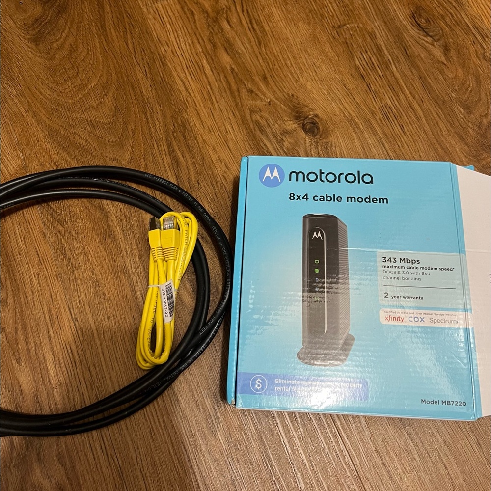 New Motorola modem